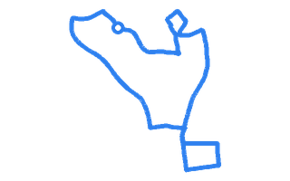 Route shape for Route 1 (NEW) at Aberdeen North DTC