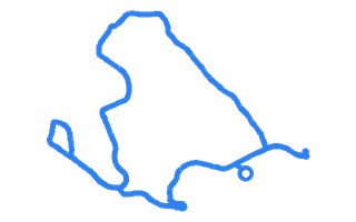 Route shape for Route 7 at Aberdeen North DTC