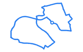 Route shape for Route 9 at Aberdeen North DTC