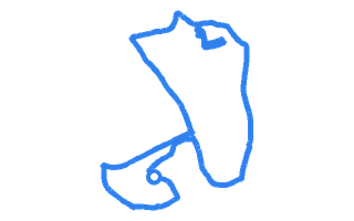 Route shape for Route 10 at Aberdeen North DTC