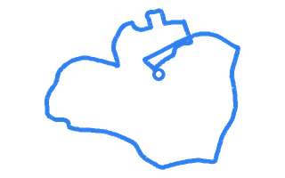 Route shape for Route 13 at Aberdeen North DTC
