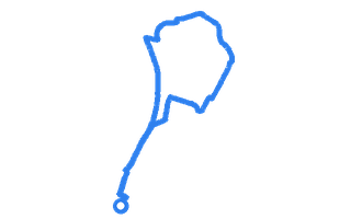 Route shape for Route 1 (NEW) at Aberdeen South Cove DTC