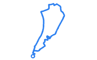 Route shape for Route 2 at Aberdeen South Cove DTC