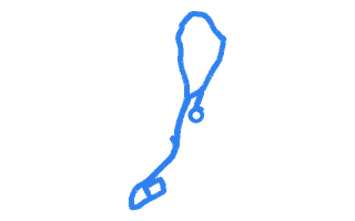 Route shape for Route 3 at Aberdeen South Cove DTC