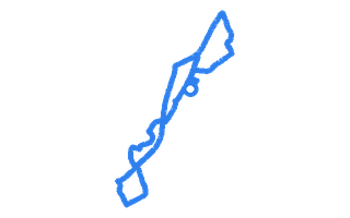 Route shape for Route 4 at Aberdeen South Cove DTC