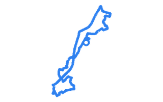 Route shape for Route 6 at Aberdeen South Cove DTC