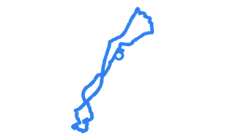 Route shape for Route 7 at Aberdeen South Cove DTC