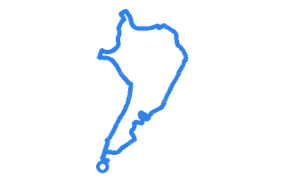 Route shape for Route 8 at Aberdeen South Cove DTC