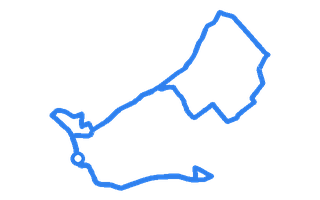 Route shape for Route 6 at Aberfeldy DTC