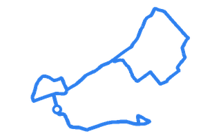 Route shape for Route 7 at Aberfeldy DTC