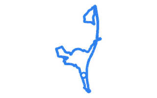 Route shape for Route 7 at Abergavenny DTC