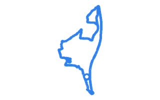 Route shape for Route 10 at Abergavenny DTC