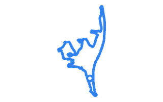 Route shape for Route 8 at Aberystwyth Park Avenue DTC
