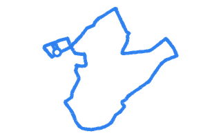 Route shape for Route 1 at Airdrie DTC