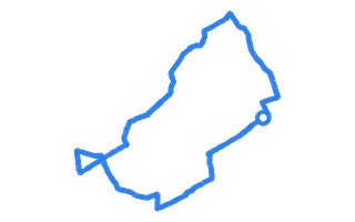 Route shape for Route 6 at Airdrie DTC