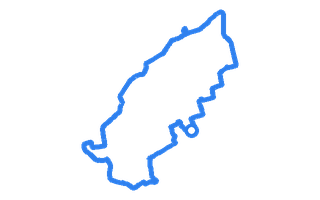 Route shape for Route 9 at Airdrie DTC