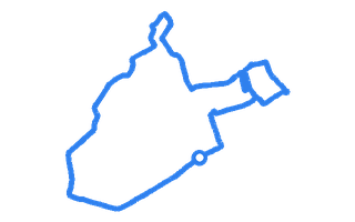Route shape for Route 10 at Airdrie DTC
