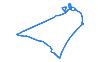Route shape for Route 4 at Alnwick DTC