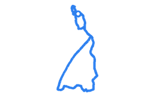 Route shape for Route 6 at Alnwick DTC