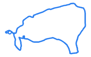 Route shape for Route 10 at Alnwick DTC