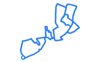 Route shape for Route 5 at Arbroath DTC