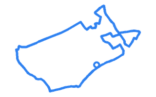 Route shape for Route 6 at Arbroath DTC