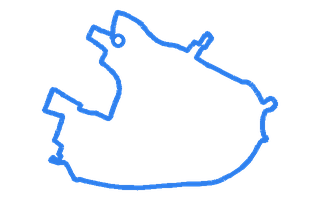 Route shape for Route 7 at Ashford (Kent) DTC