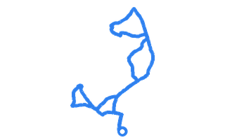 Route shape for Route 8 at Ashford (Kent) DTC