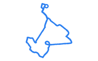 Route shape for Route 12 at Ashford (Kent) DTC