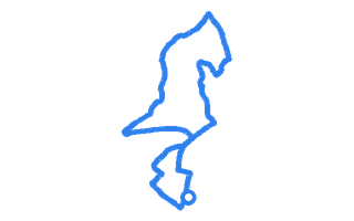 Route shape for Route 16 (NEW) at Ashford (Kent) DTC