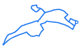 Route shape for Route 17 (NEW) at Ashford (Kent) DTC