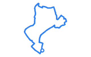 Route shape for Route 18 (NEW) at Ashford (Kent) DTC