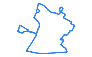 Route shape for Route 19 (NEW) at Ashford (Kent) DTC