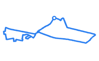 Route shape for Route 7 at Ashford (Middlesex) DTC