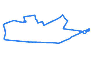 Route shape for Route 4 at Ashton-under-Lyne DTC