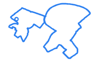 Route shape for Route 1 at Aylesbury DTC