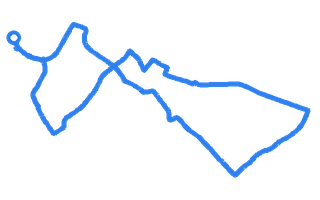 Route shape for Route 10 at Aylesbury DTC