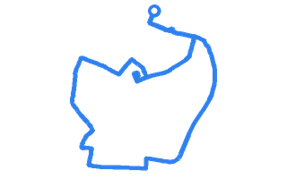 Route shape for Route 5 at Ayr DTC