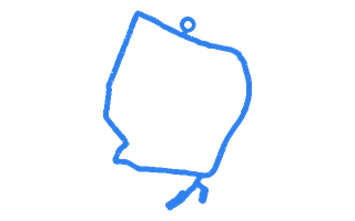 Route shape for Route 9 (NEW) at Ayr DTC