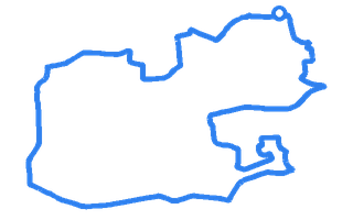 Route shape for Route 8 at Baillieston (Glasgow) DTC