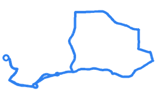 Route shape for Route 11 at Baillieston (Glasgow) DTC