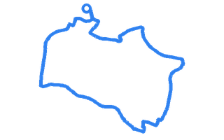 Route shape for Route 13 at Baillieston (Glasgow) DTC