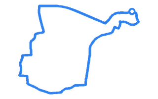 Route shape for Route 14 at Baillieston (Glasgow) DTC