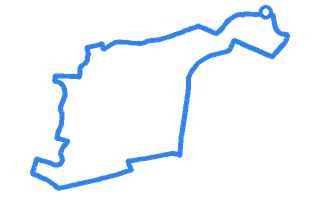 Route shape for Route 15 at Baillieston (Glasgow) DTC