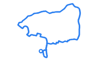 Route shape for Route 17 at Baillieston (Glasgow) DTC