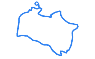 Route shape for Route 20 at Baillieston (Glasgow) DTC