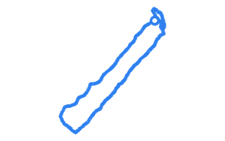 Route shape for Route 2 at Bala DTC