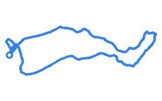 Route shape for Route 9 at Bala DTC