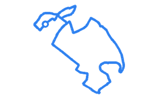 Route shape for Route 7 at Banbury DTC