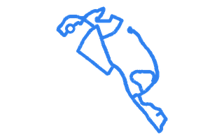 Route shape for Route 9 at Banbury DTC